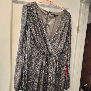Alex Marie Gunmetal Sequin Dress (16)